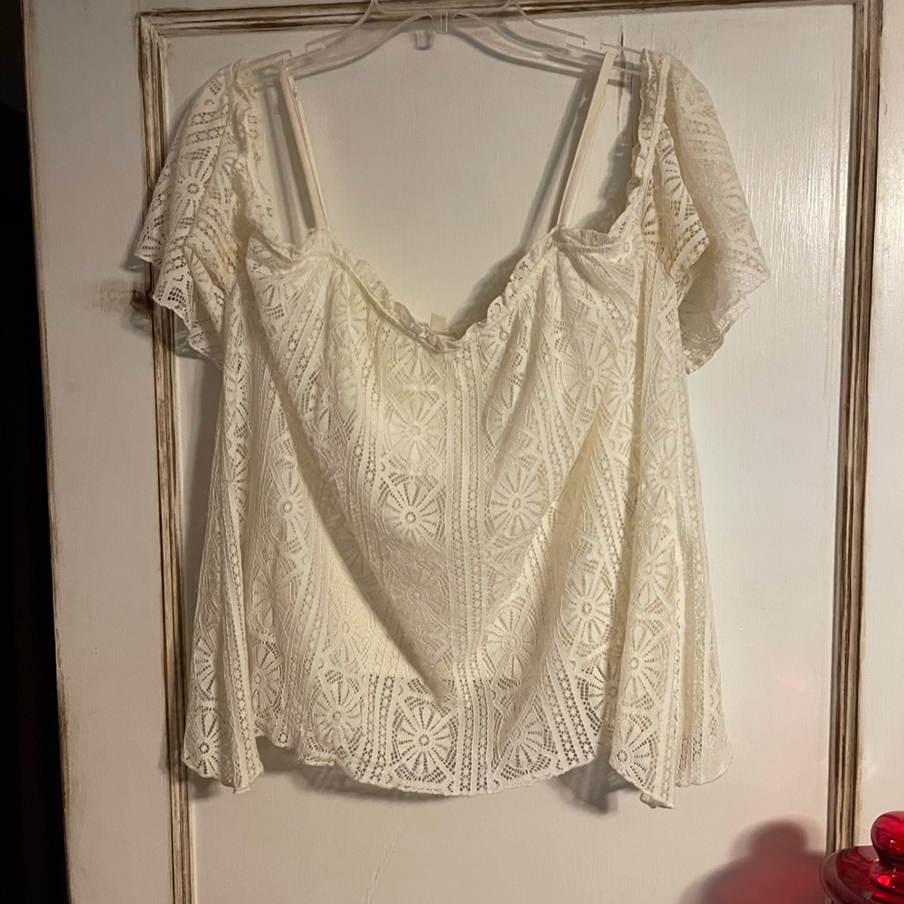 Cold shoulder blouse